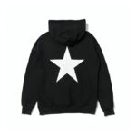 Essentials Fear Of God Star Hoodie - Black